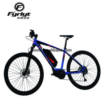 Powerful 27.5" frame bafang motor bicycle mid drive 250w electric off-road bike MTB mountain ebike