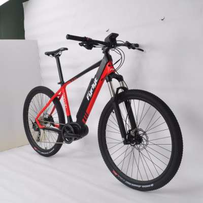 bafang system mid drive electric bike alloy frame suspension bicicletas mountain bike 27.5